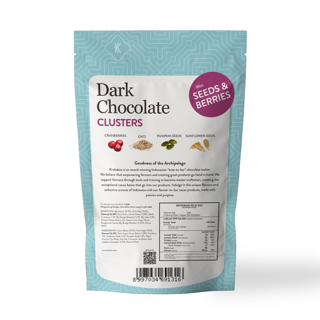 Dark Chocolate Clusters with Seeds & Berries